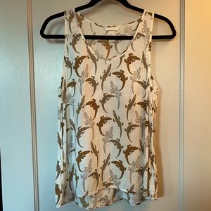 Alligator Motif Blouse